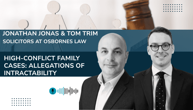 High-Conflict Family Cases: Allegations of Intractability