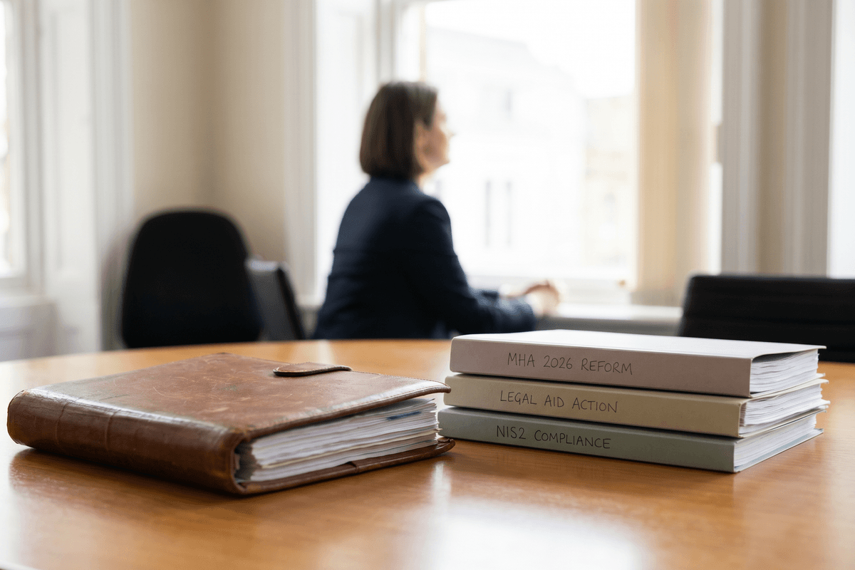 Systemic Shocks and Structural Shifts: The Mental Health Act 2026, Legal Aid Strikes, and NIS2 Mandates