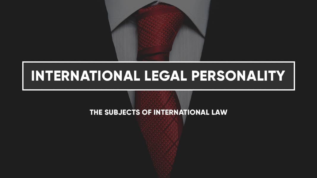 International Legal Personality